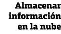 Almacenar informaci n en la nube 