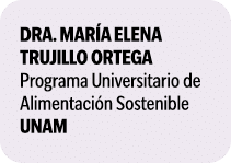  Dra. Mar a Elena Trujillo Ortega Programa Universitario de Alimentaci n Sostenible UNAM