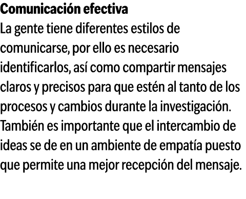 Comunicaci n efectiva La gente tiene diferentes estilos de comunicarse, por ello es necesario identificarlos, as com...
