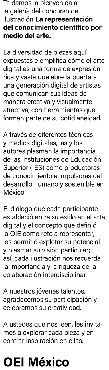 ﻿Te damos la bienvenida a la galer a del concurso de ilustraci n La representaci n del conocimiento cient fico por me...