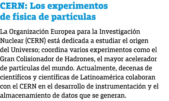 CERN: Los experimentos de f sica de part culas La Organizaci n Europea para la Investigaci n Nuclear (CERN) est dedi...